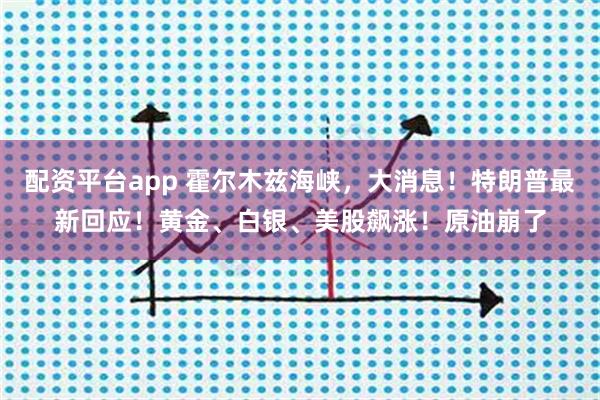 配资平台app 霍尔木兹海峡，大消息！特朗普最新回应！黄金、白银、美股飙涨！原油崩了