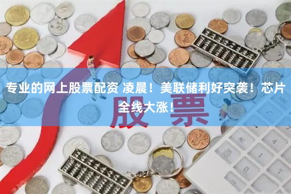 专业的网上股票配资 凌晨！美联储利好突袭！芯片全线大涨！